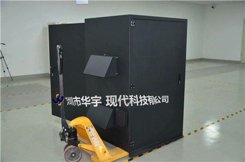 我司21號發貨浙江，為浙江某公司提供定製款恒溫恒濕戶外投影儀安裝櫃(圖1)